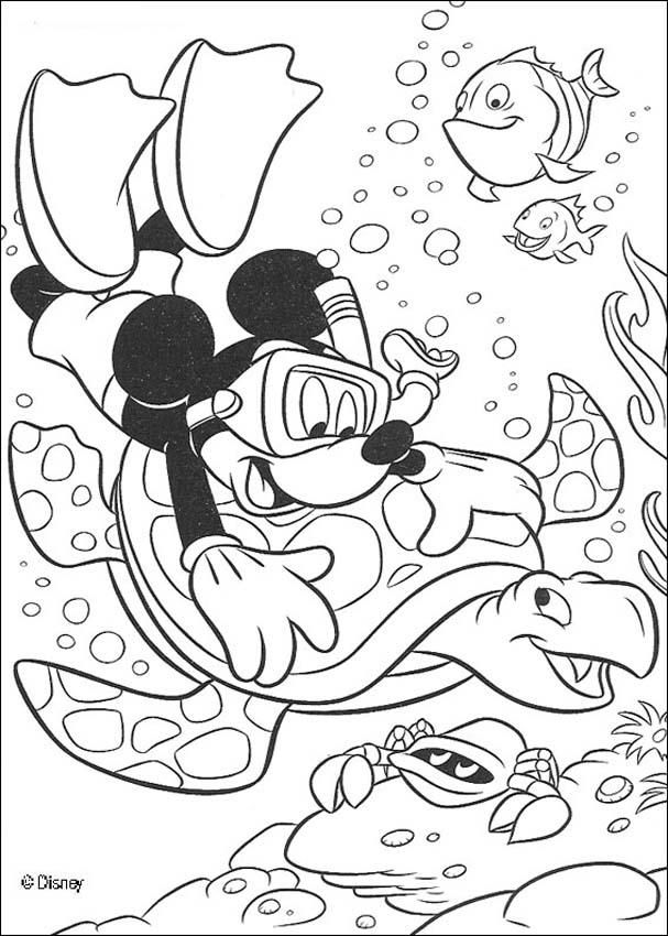 Disney Mickey Mouse Christmas Coloring Pages | Disney Coloring Pages