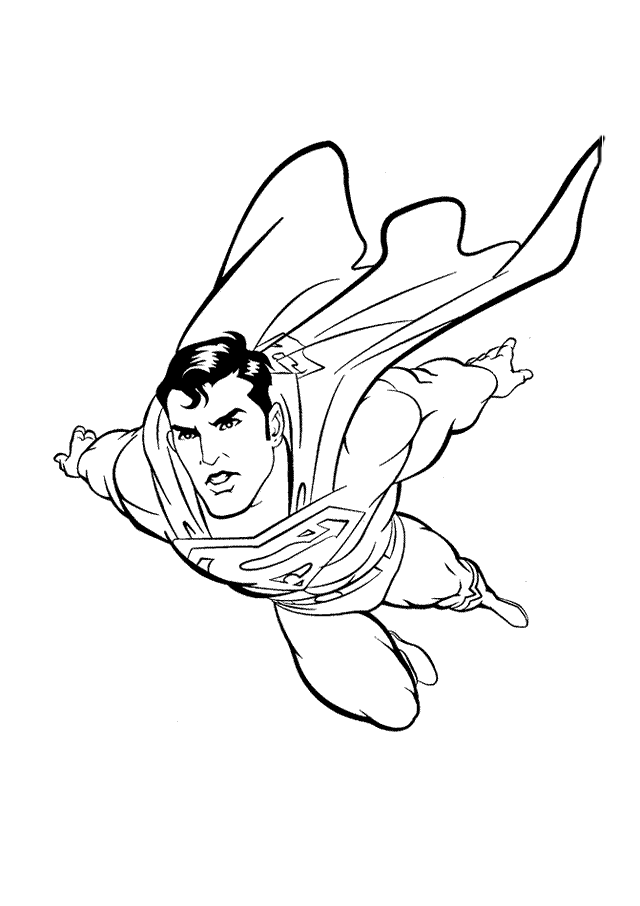 amazing Superman Coloring Pages for kids | Great Coloring Pages