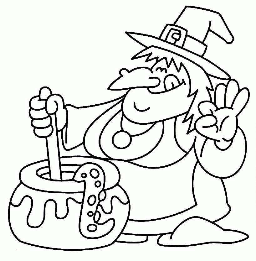 Halloween Coloring Pages for Kids- Free Printable Coloring 