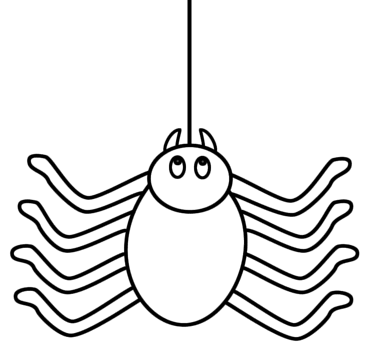 spider thread Colouring Pages