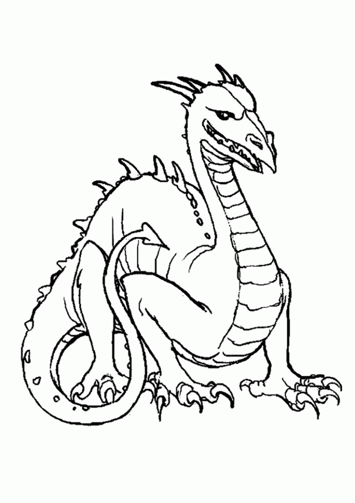 komodo dragon coloring pages | Printable Coloring Pages For Kids 