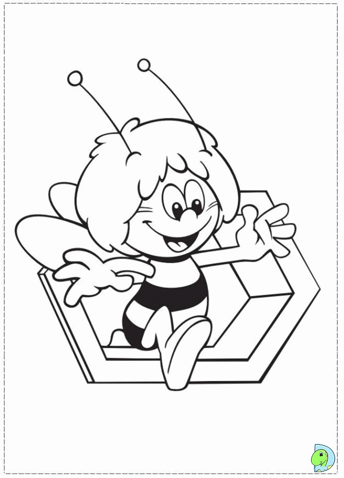 bee maja Colouring Pages (page 2)