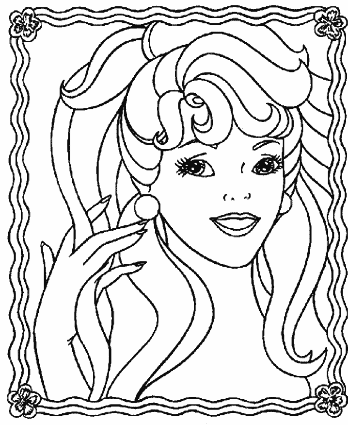 Barbie 16 Cartoons Coloring Pages & Coloring Book