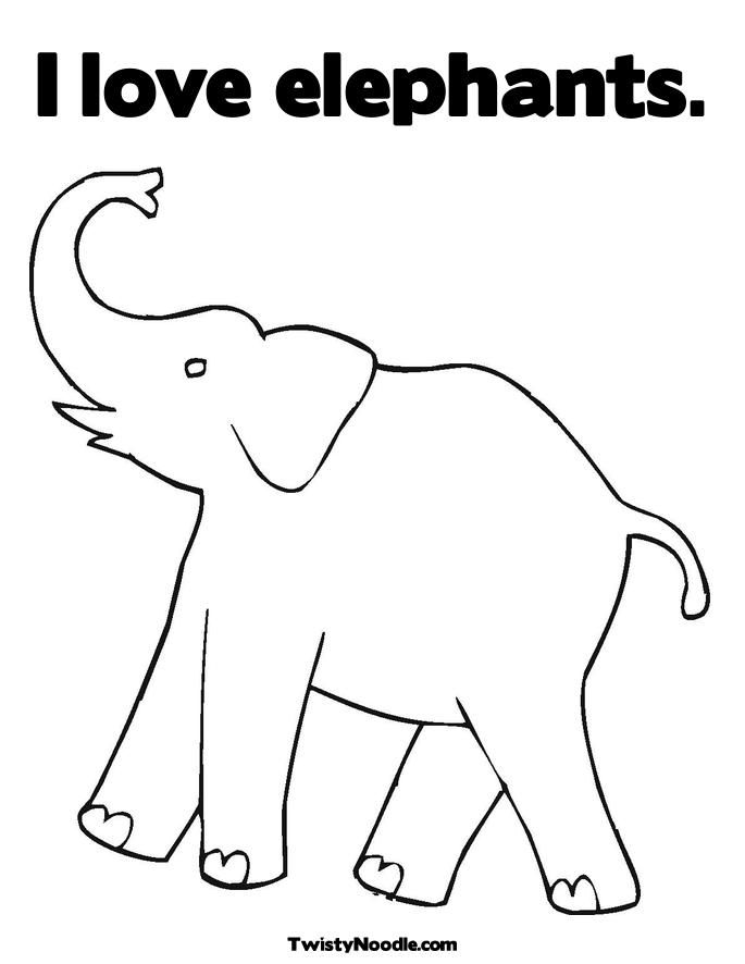 r the elephant Colouring Pages (page 2)