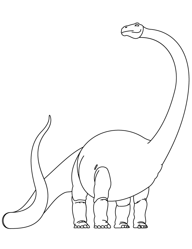 Brachiosaurus Coloring Page | Free coloring pages