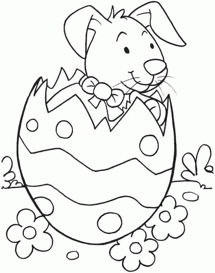 Printable Free Easter Bunny Coloring Sheets For Kids 15368#