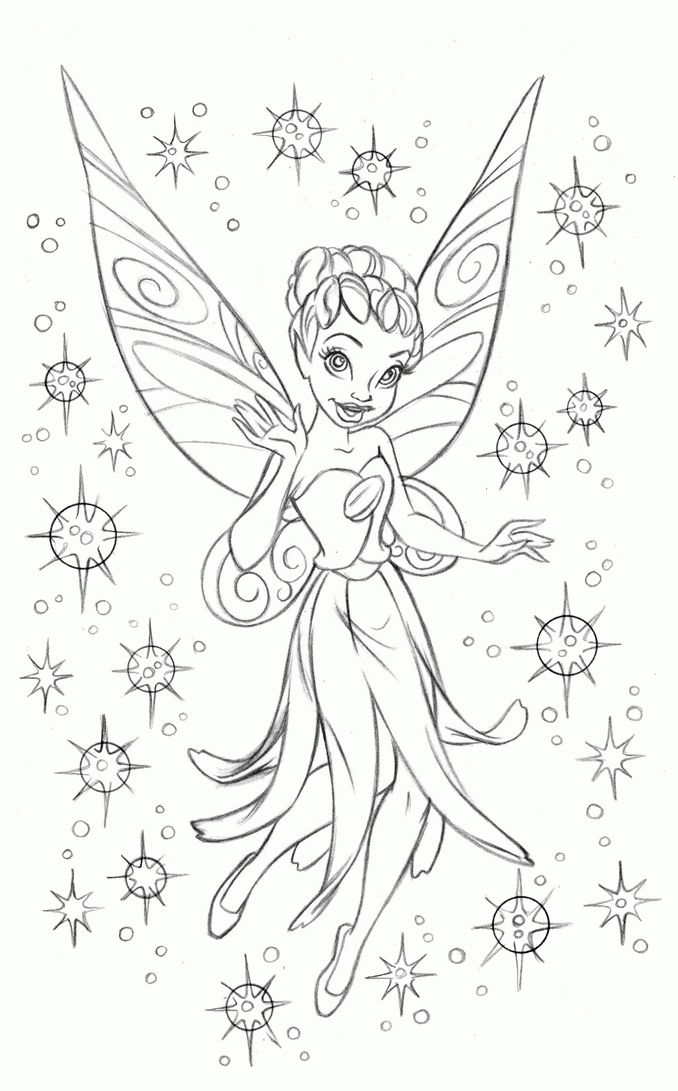 Iridessa painting Colouring Pages