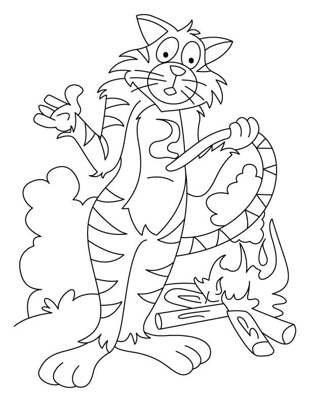Shivering tiger coloring pages | Download Free Shivering tiger 