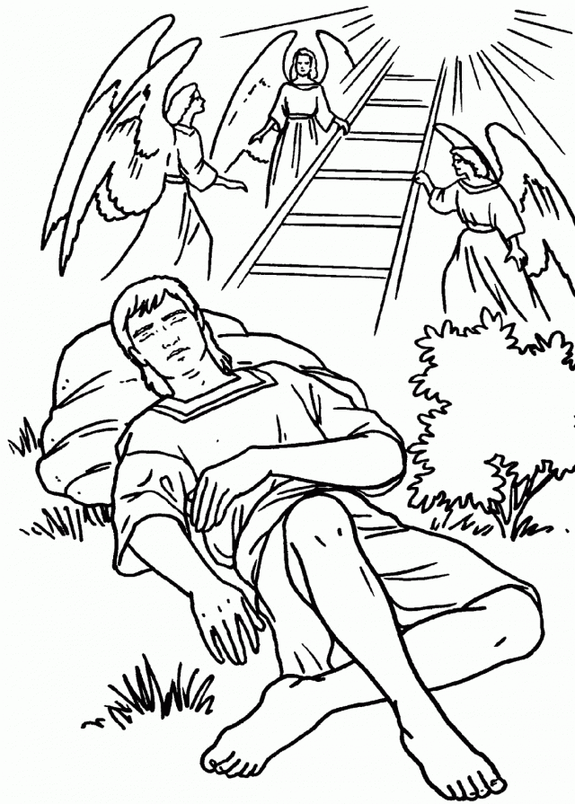 Jacob And Esau Coloring Pages 290339 Calvarywilliamsport Kids 