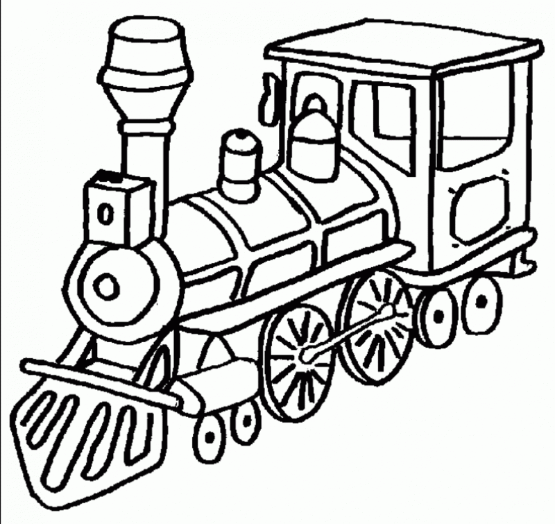 Train Coloring - HD Printable Coloring Pages