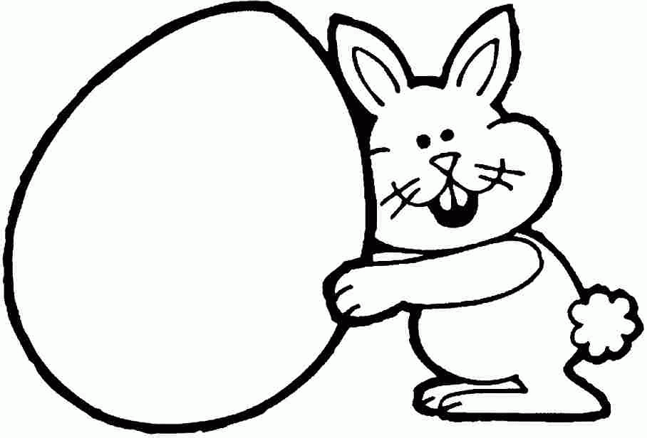 Printable Free Colouring Sheets Easter Bunny For Preschool 17302#
