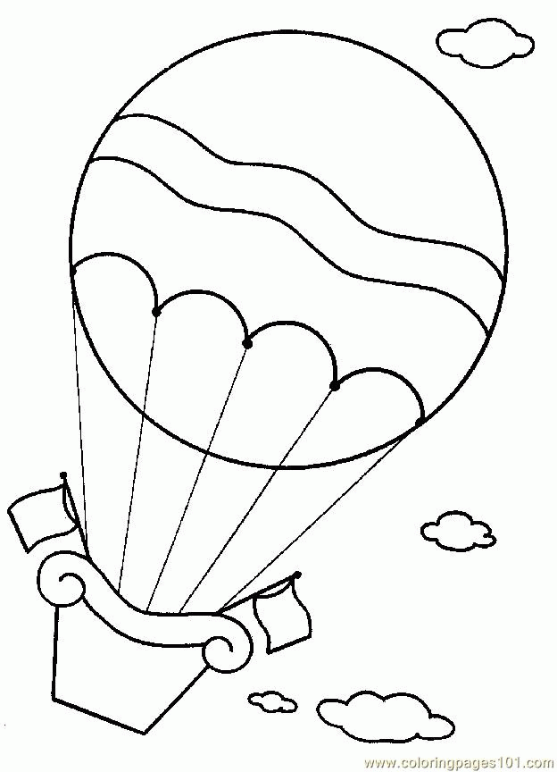 4 balloons Colouring Pages (page 2)