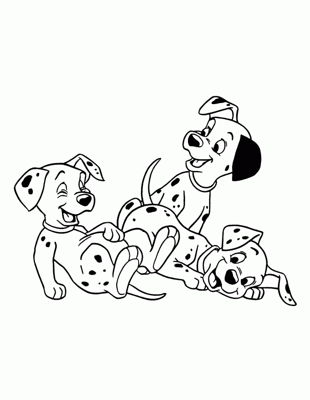 Kids 102 Dalmatians Coloring Pages Free Printable Coloring Pages 