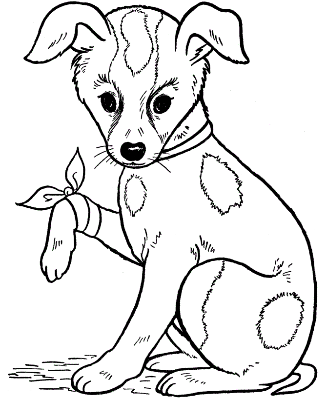 dog coloring pages online | The Coloring Pages