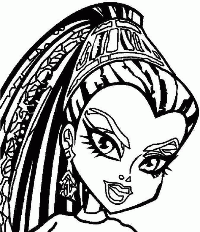 Free Printable Monster High Nefera De Nile Coloring Pages For Kids 