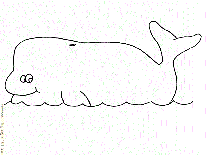 Coloring Pages Whale Fish 10 (Mammals > Whale) - free printable 