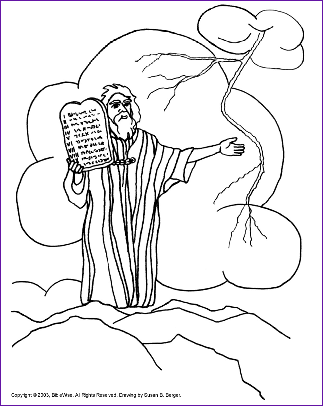 Deuteronmy Bible Coloring Pages