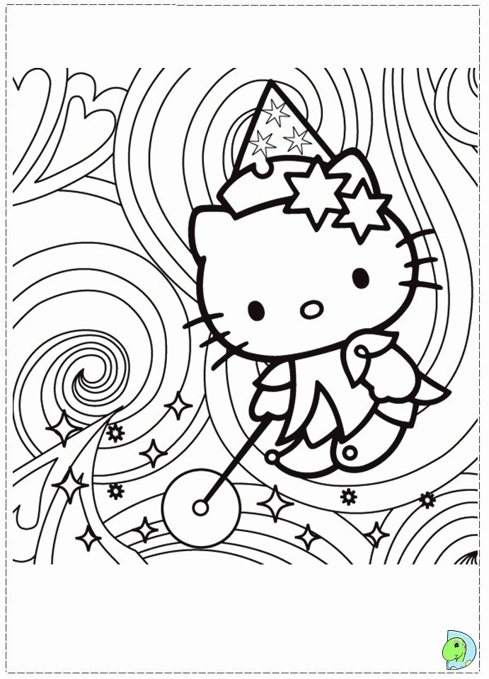 Hello Kitty Grapes Coloring Page « Printable Coloring Pages