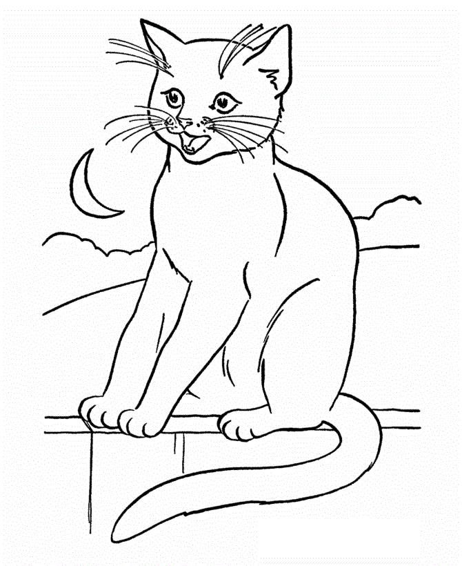 Cats Coloring Pages - Free Coloring Pages For KidsFree Coloring 