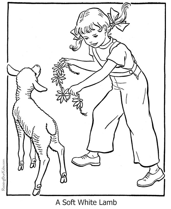 Free Easter coloring pages - 013