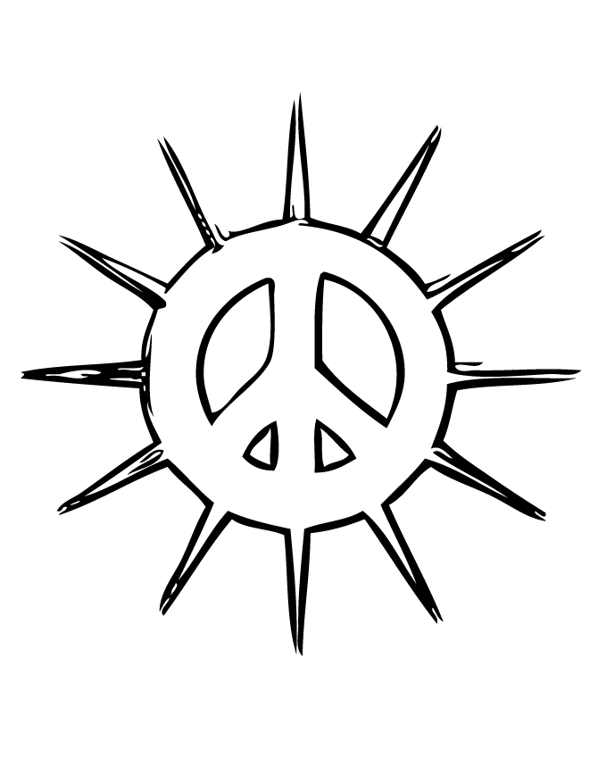 Dove Of Peace Free Printable Peace Sign Coloring Pages List 