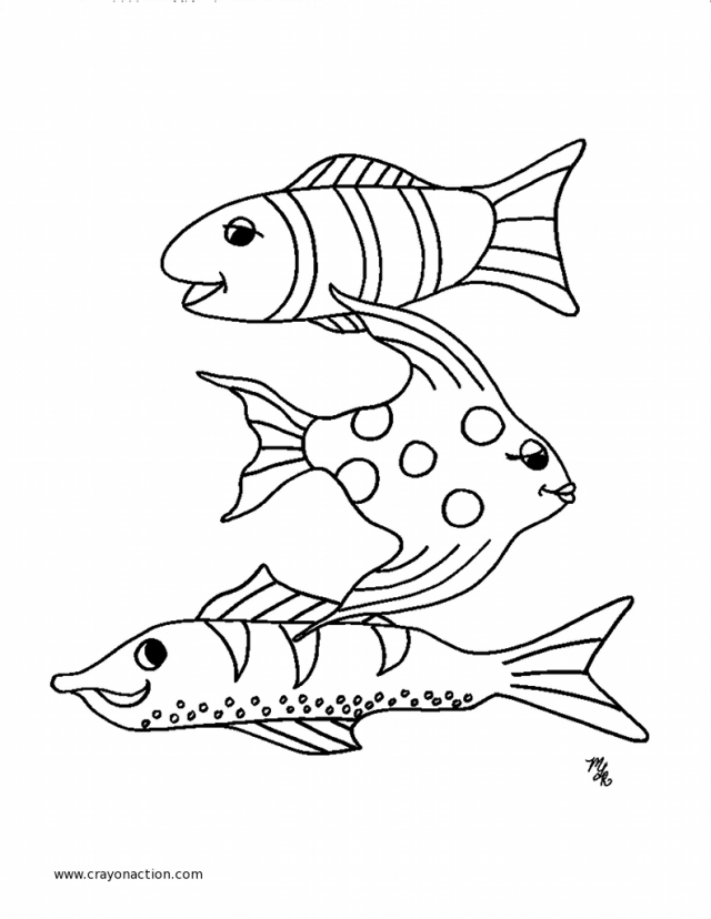 Rainbow Fish Pictures - Coloring Home