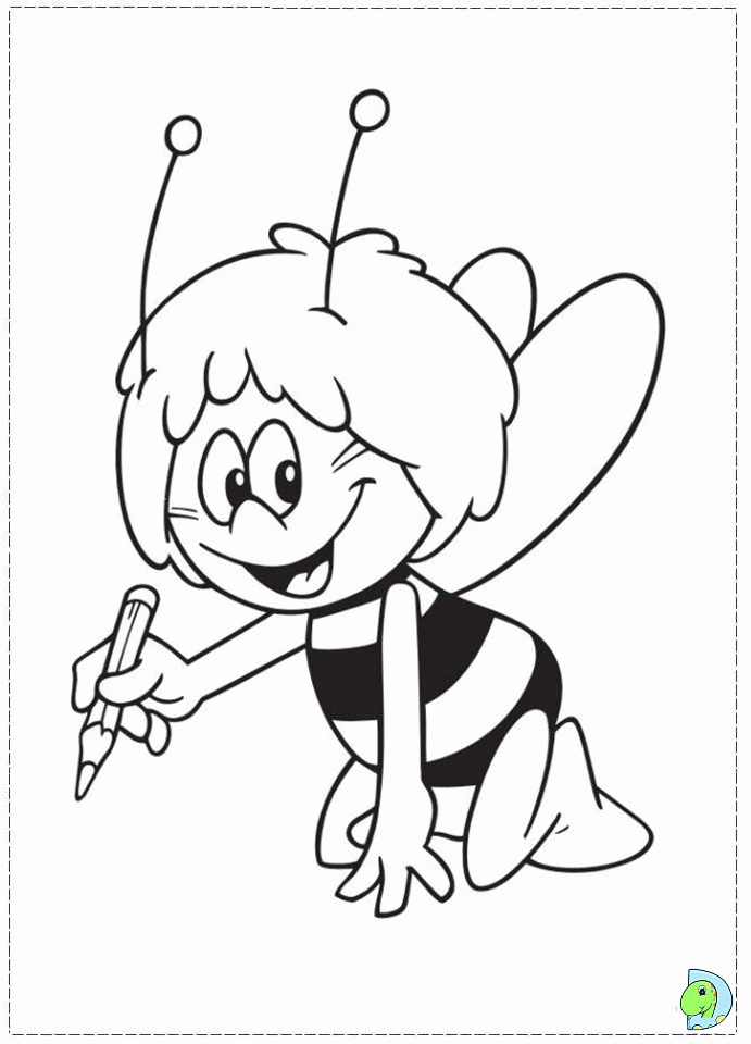 maya bee Colouring Pages (page 3)