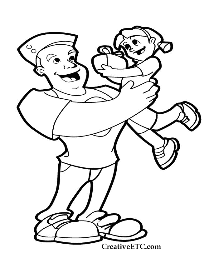 Fathers Day coloring page - 03
