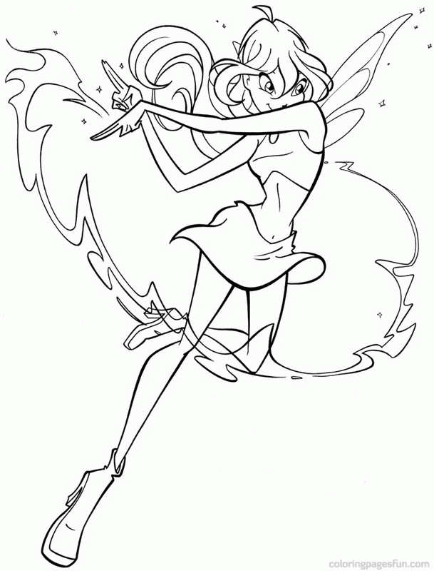 Winx Club | Free Printable Coloring Pages