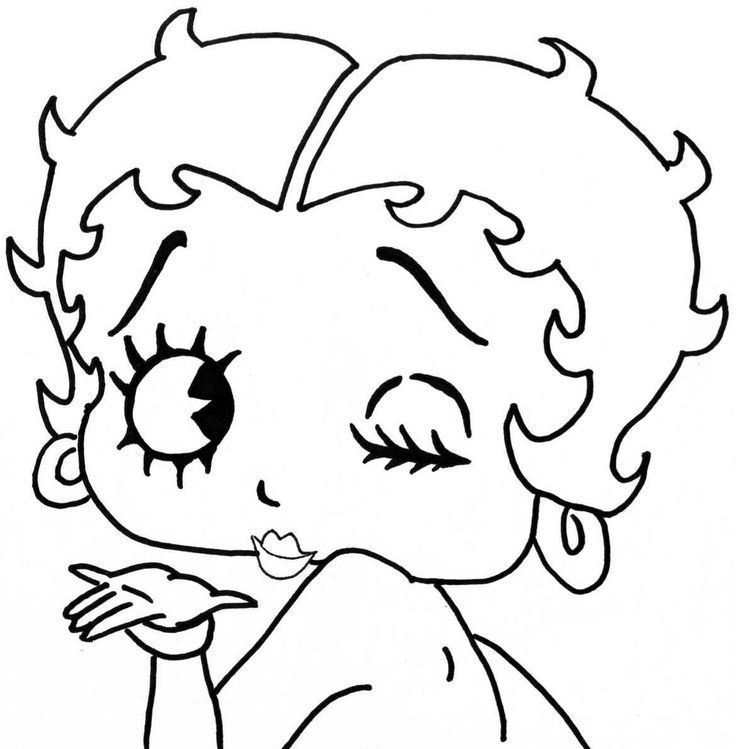 Betty Boop coloring page | coloring