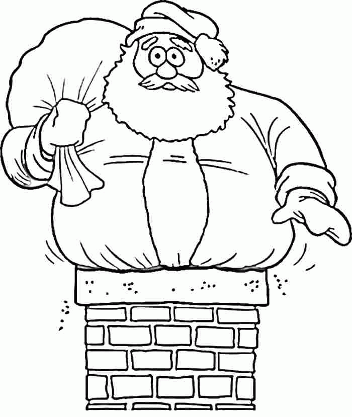 Printable Free Colouring Pages Christmas Santa Claus For Toddler #