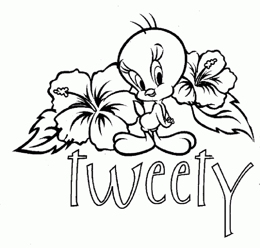 tweety bird coloring pages to print | Wallpele.com