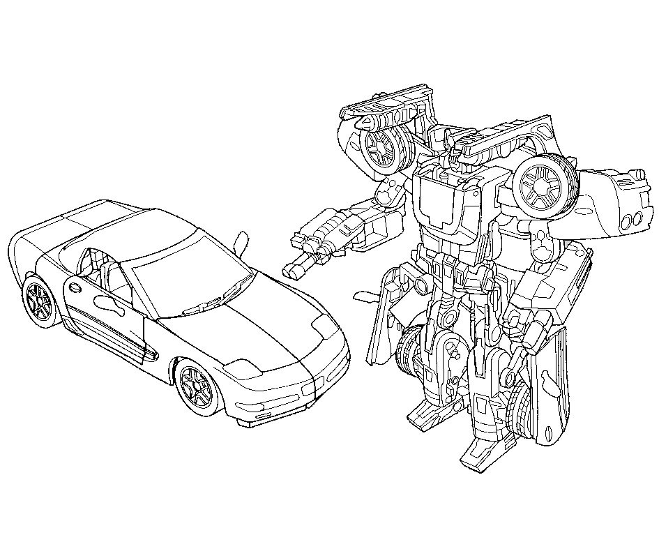 transformers age of extinction coloring pages bumblebee | Coloring 