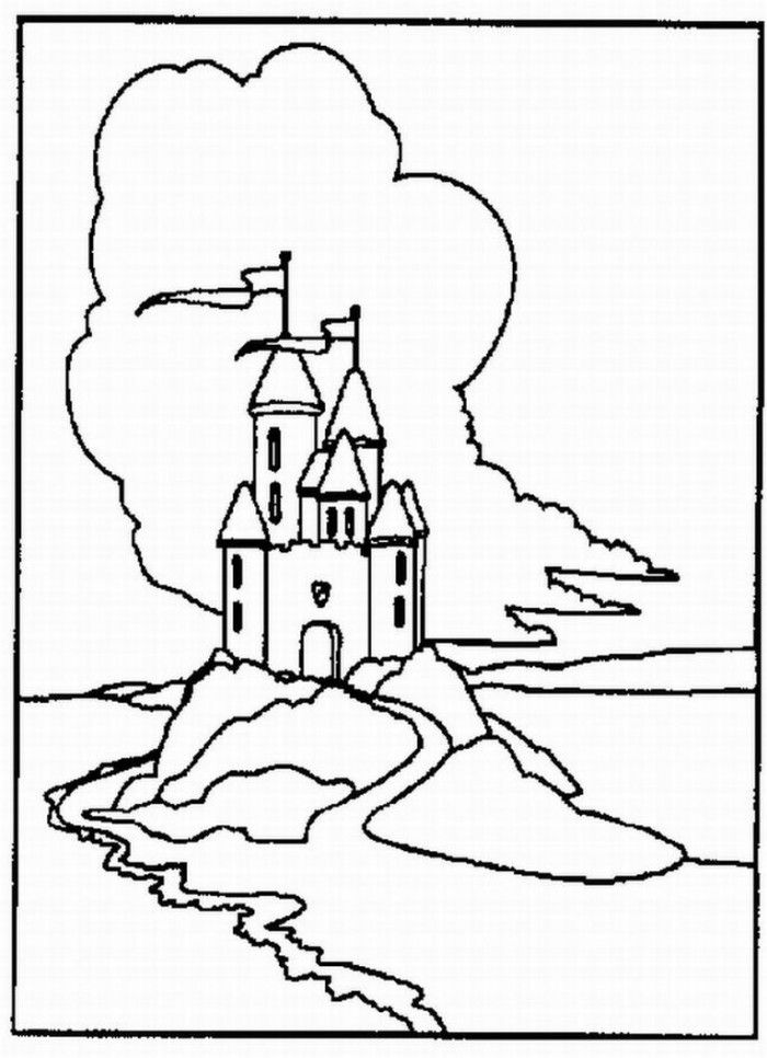 Coloring Pages Of Castles