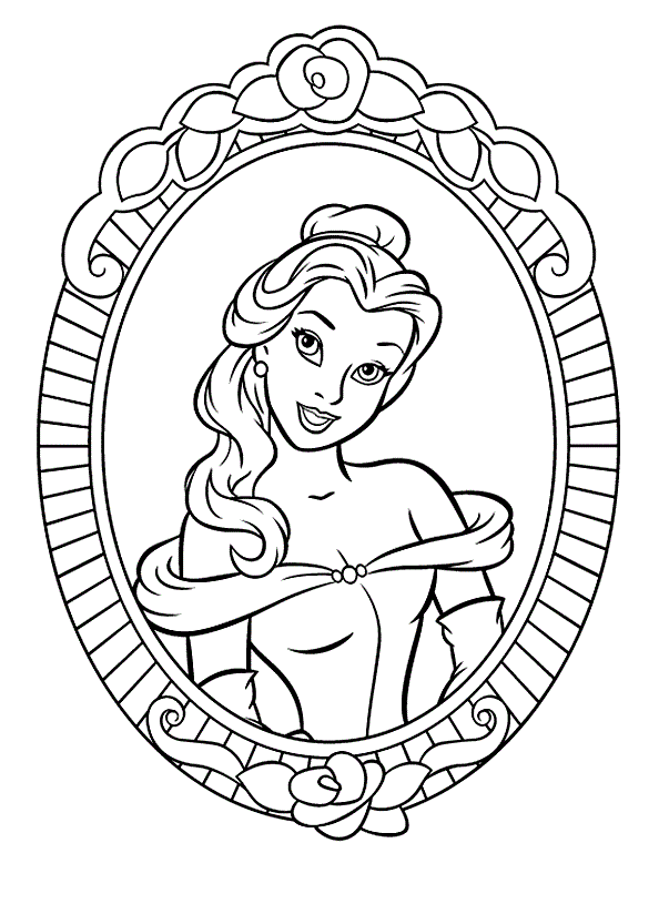 Free Printable Disney Princess Coloring Pages For Kids