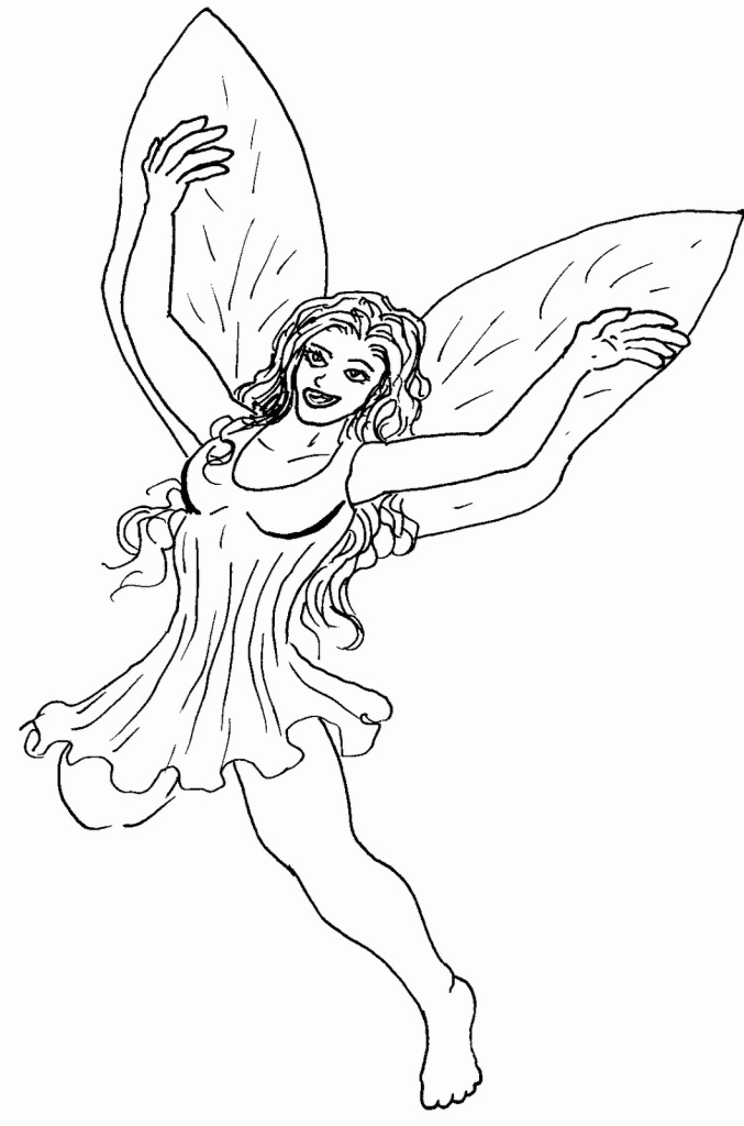 pixie hollow fairy coloring pages printable | The Coloring Pages
