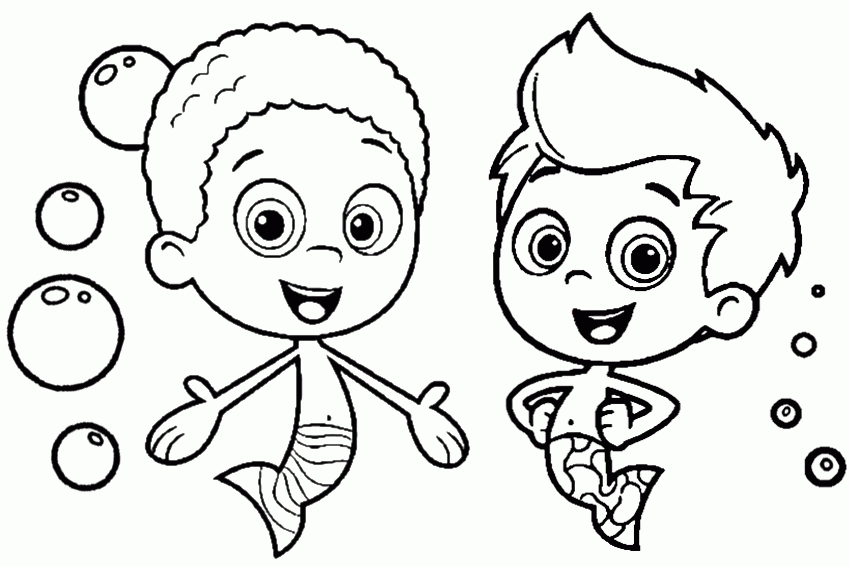 Bubble Guppies Coloring Pages - Free Coloring Pages For KidsFree 