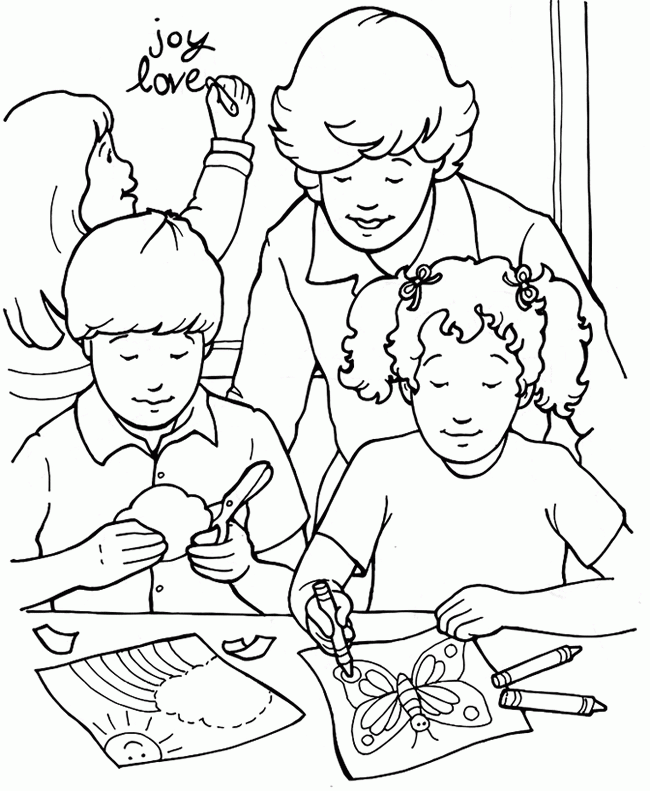 A Heart Full of Joy - Coloring Page