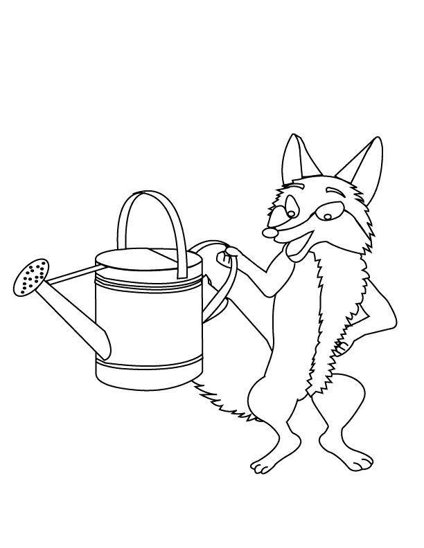 Coloring Pages - Fox