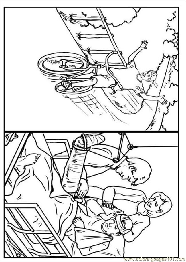 bike safety Colouring Pages (page 2)