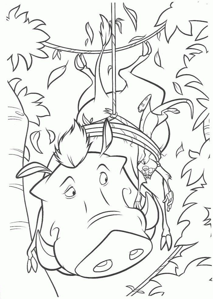 Disney Lion King Coloring Pages Free