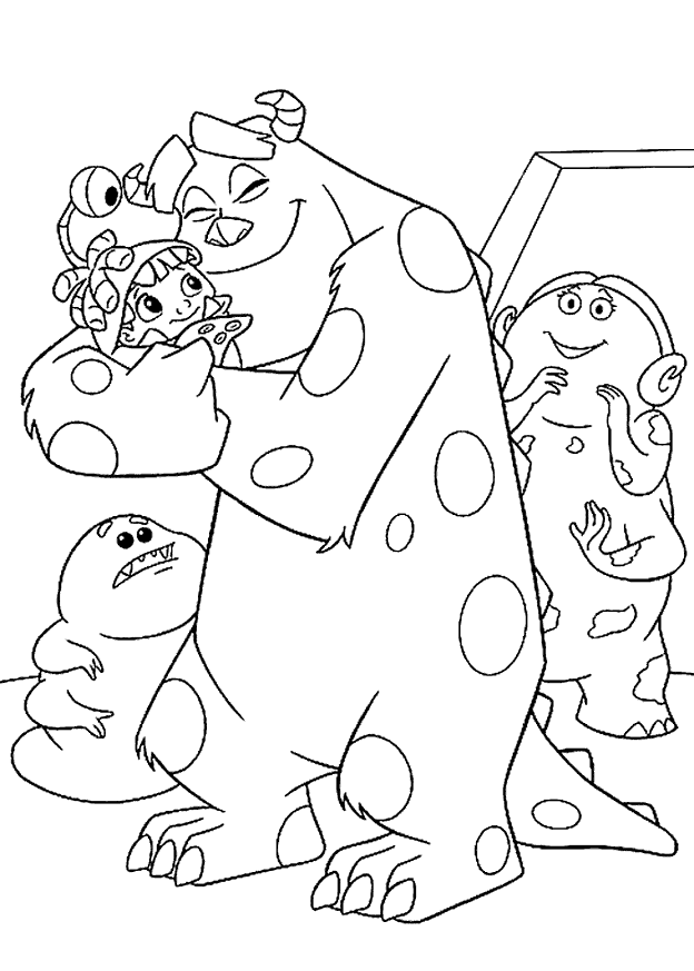 Coloring Page - Monsters inc coloring pages 8