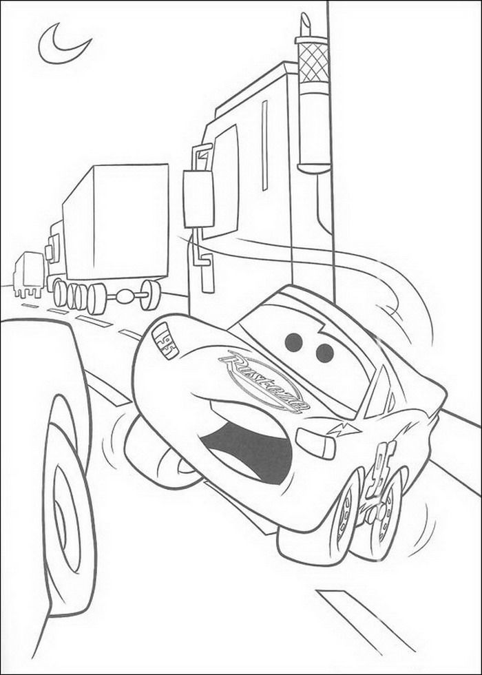 Cars Movie Shock Coloring Pages Free Cars Movie Shock Coloring 