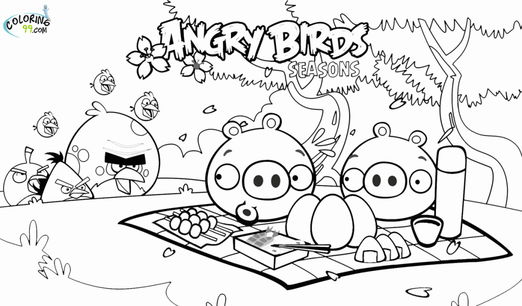 Inspirational Angry Birds Season Coloring Pages | Laptopezine.