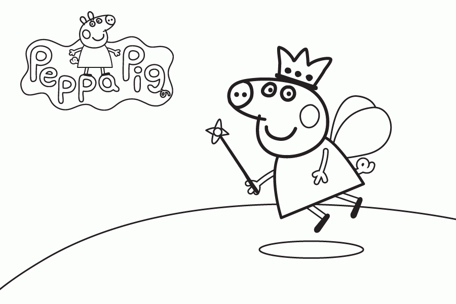 pa peppa pig Colouring Pages (page 2)