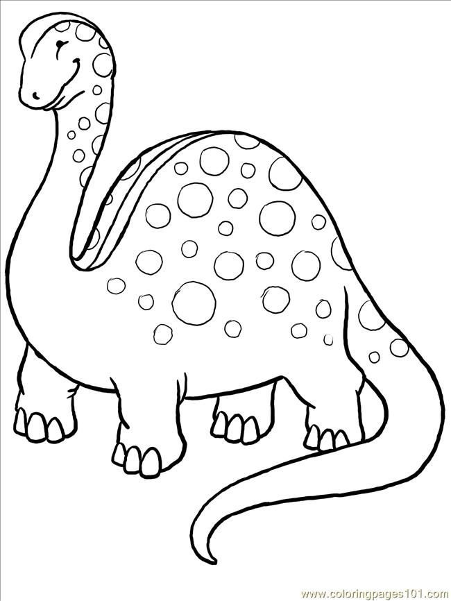 Coloring Pages Dinosaur 7 (Animals > Dinosaur) - free printable 
