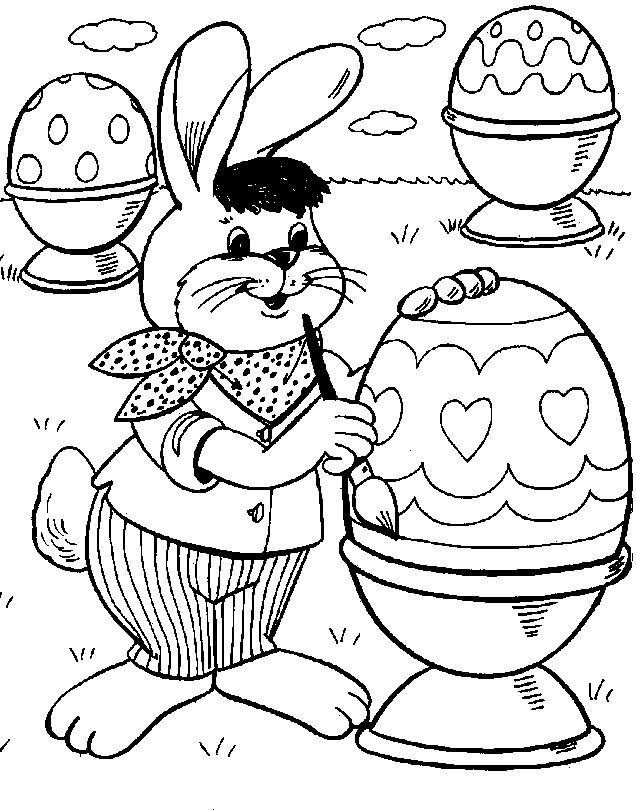 Coloring Pages of Bunny Rabbits | Other | Kids Coloring Pages 