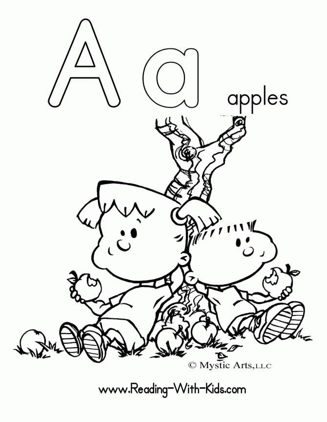 Abc Coloring Printables Coloring Home