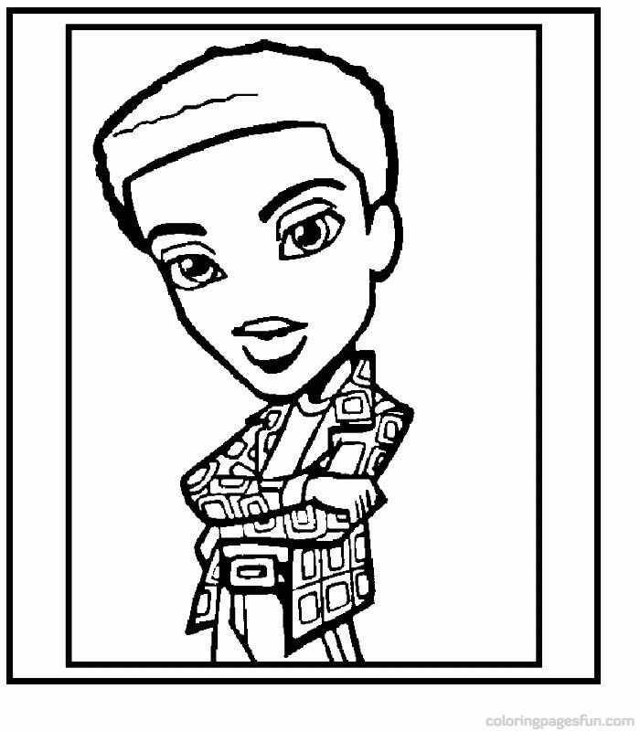 Bratz Boys Coloring Pages - Free Printable Coloring Pages | Free 