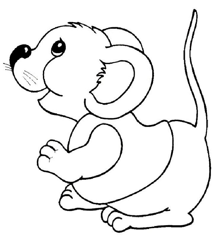 Mouse & Rat Coloring Pages 4 | Free Printable Coloring Pages 